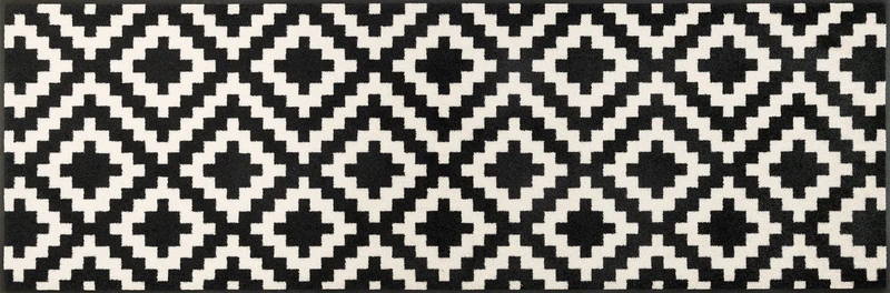 Wash + Dry Door Mat Surface: 100% Polyamide, black, 60 x 180