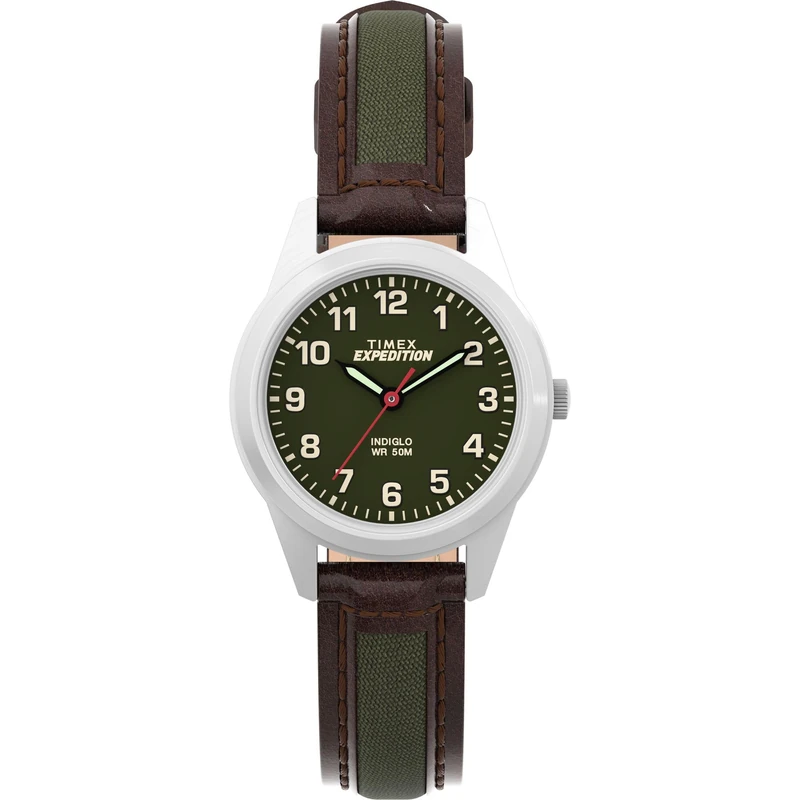 Timex Expedition Field Mini Women's 26mm Leather Strap Watch TW4B12000