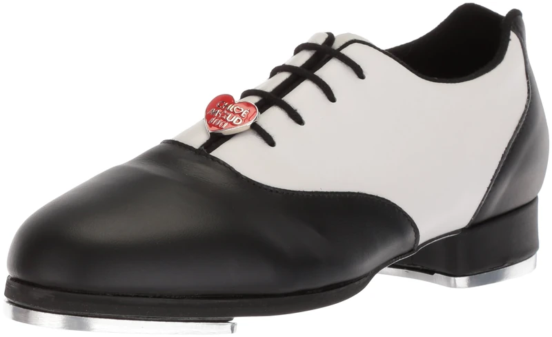 Bloch Women's Chloé and Maud Dance Shoe, Black/White, 3.5 UK