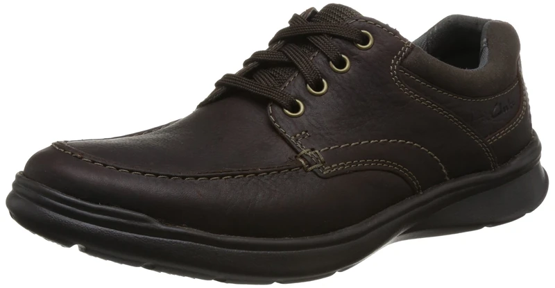 Clarks 261198038 Men’s Oxford Flat, Brown Oily, 10 UK Wide