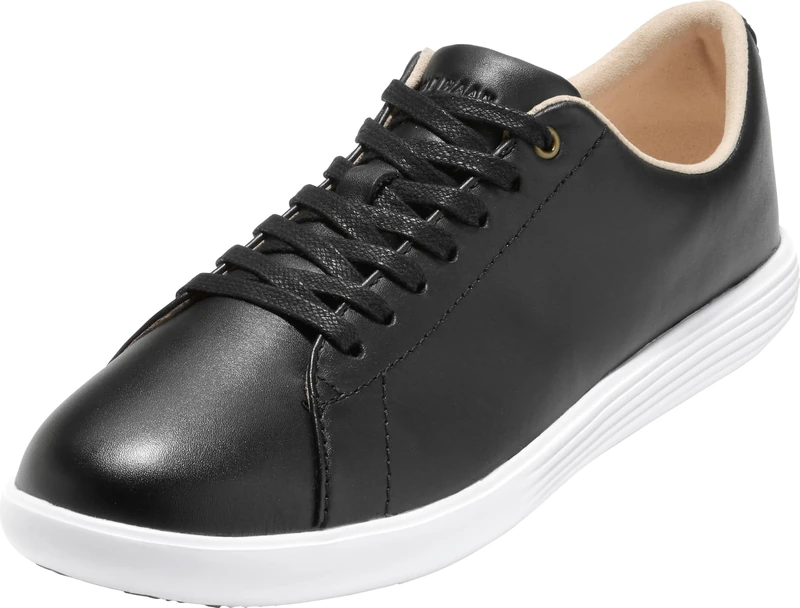 Cole Haan Women's Grand Crosscourt Sneaker Trainers, Black (Black Leather/White Black Leather/White), 3 UK