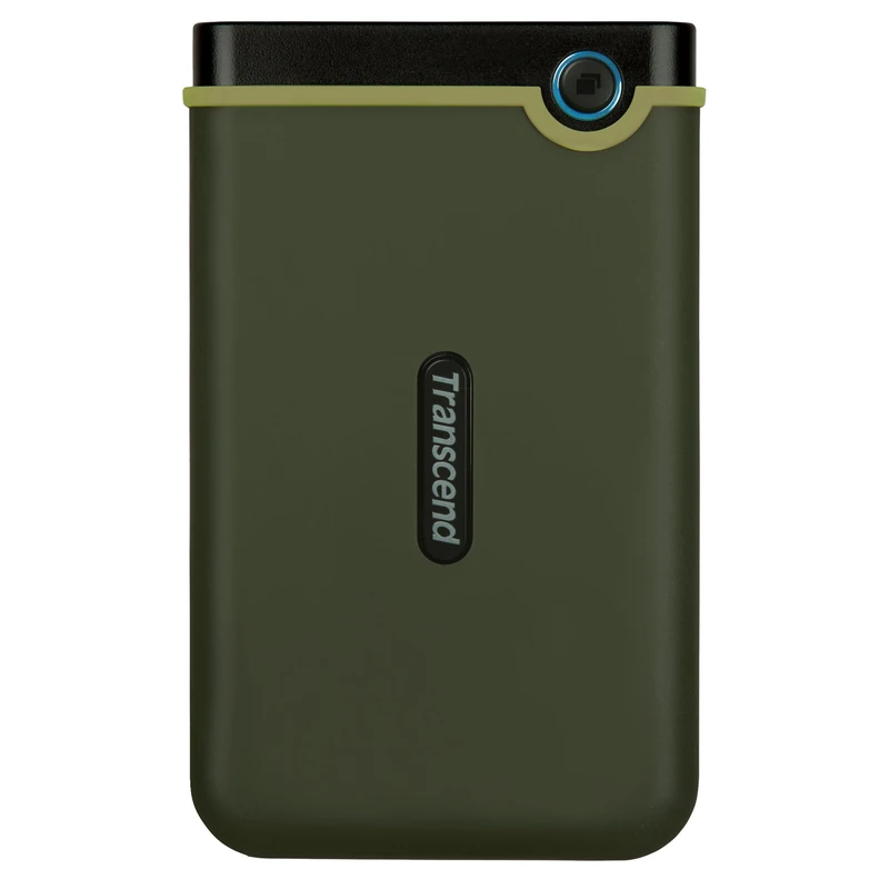 Transcend StoreJet 25M3 1TB Rugged Portable Hard Drive, Military Grade Shockproof, USB-A 3.1 Portable HDD for PC, Mac & Laptop, Military Green TS1TSJ25M3G