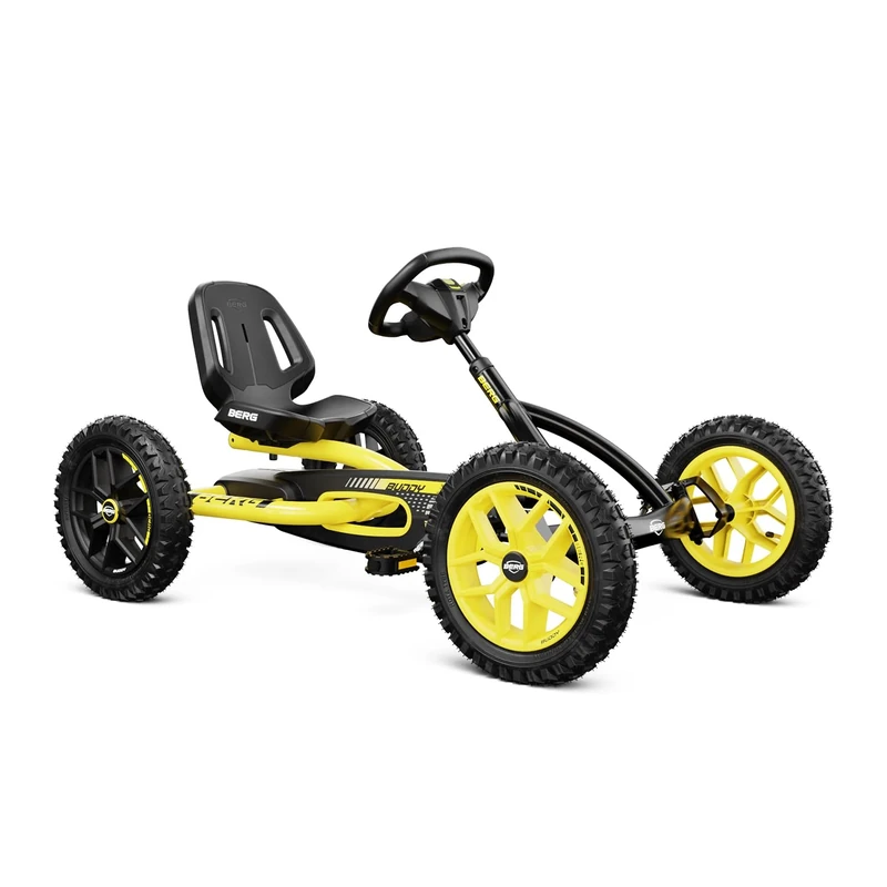 BERG Pedal Car Buddy Cross | Pedal Go Kart, Ride On Toys for Boys and Girls, Go Kart, Outdoor Games and Outdoor Toys, Adaptable to Body Lenght, Pedal Cart, Go Cart for Ages 3-8 Years