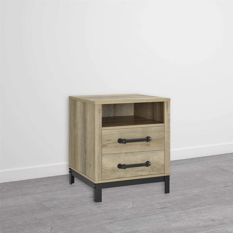 Ameriwood Home Marxen End Table, Natural - Image 1