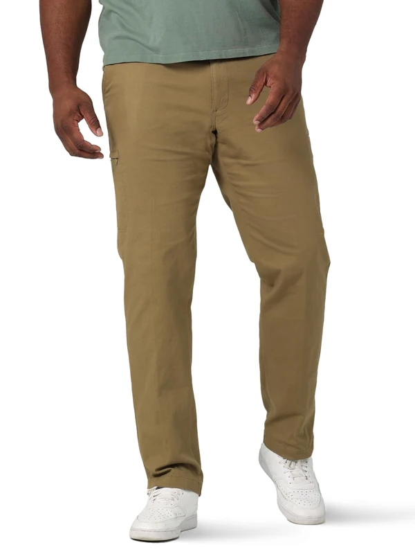 Lee Men's Extreme Motion Canvas Cargo Pant Casual, Nomad, 30W x 30L
