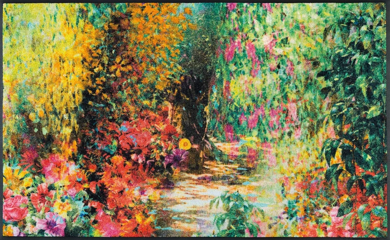 Wash + Dry Door Mat, Top: 100% Cotton, Multi-coloured, 75 x 120