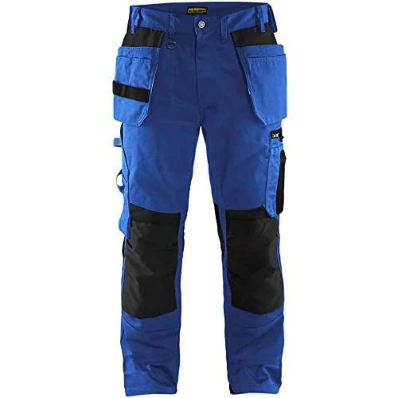 Blakläder 155518608599D88 Craftsman Trousers, Cornflower Blue/Black, D88