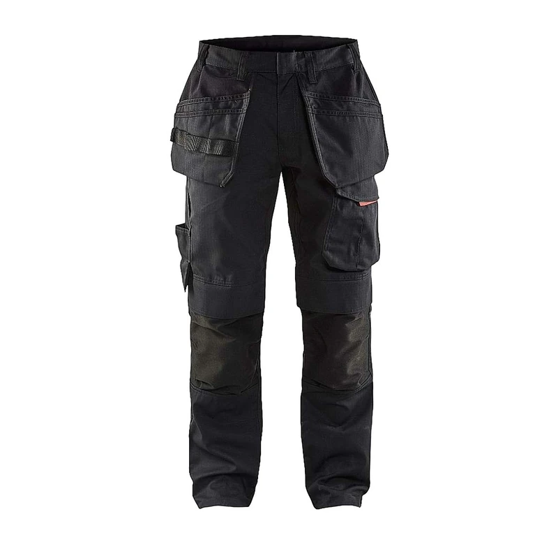 Blakläder 149613309956C54 Service Trousers with Nail Pocket, black/red, C54