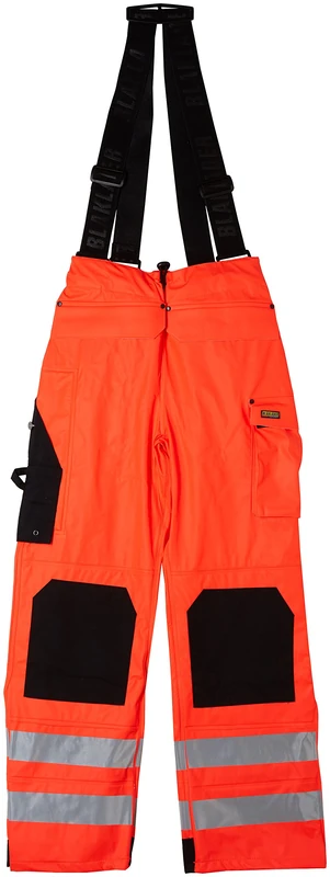Blakläder 130220035500XS High-Vis "Level 2" Rain Trousers, Red, X-Small