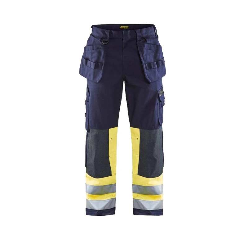 Blakläder 147915148933C48 Craftsman Trousers "Multinorm", Navy Blue/Yellow, C48