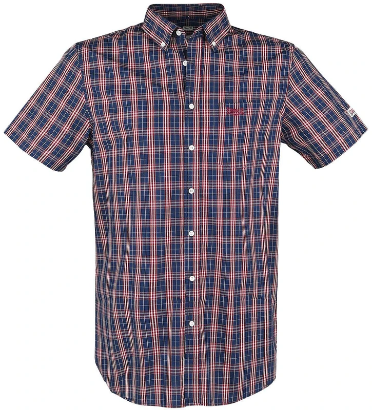 Lonsdale London Men's Brixworth Men's Slim Fit Short-Sleeved Shirt