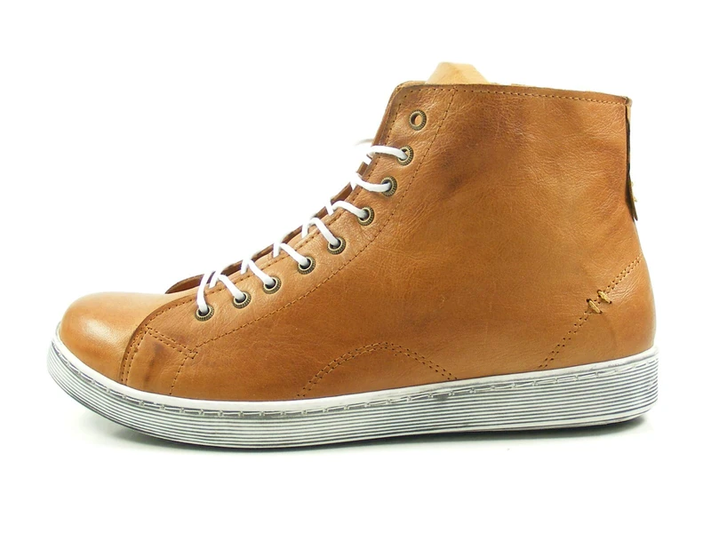 Andrea Conti Lace-Up Boots 0341500 High-Top Trainers Lace-Up Boots, Brown, 9 UK