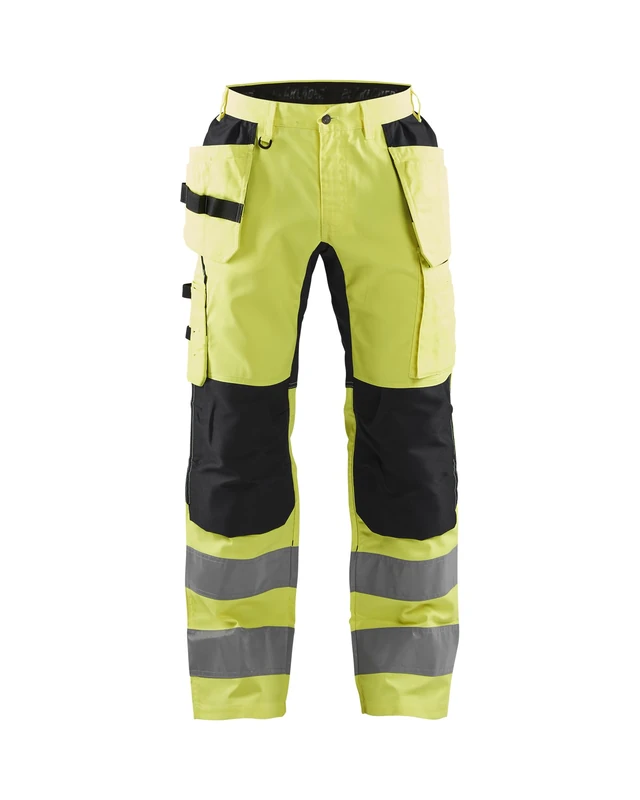 Blakläder 155218113399C56 High-Vis Trousers Size with Stretch in Yellow/Black, C56