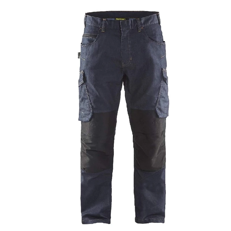 Blakläder 149711418999C60 Service Trousers Size Denim in Navy Blue/Black, C60