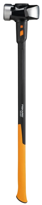 Fiskars IsoCore Sledge Hammer, L, Length: 91 cm, Weight: 3.6 kg, Black/Orange, 1020219