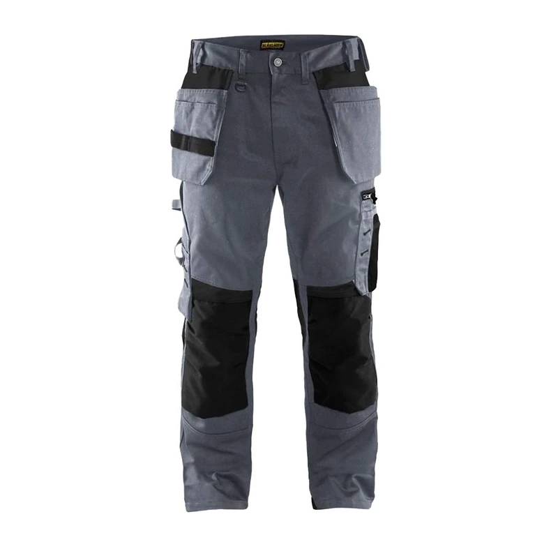 Blakläder 155518609499D120 Craftsman Trousers, Grey/Black, D120
