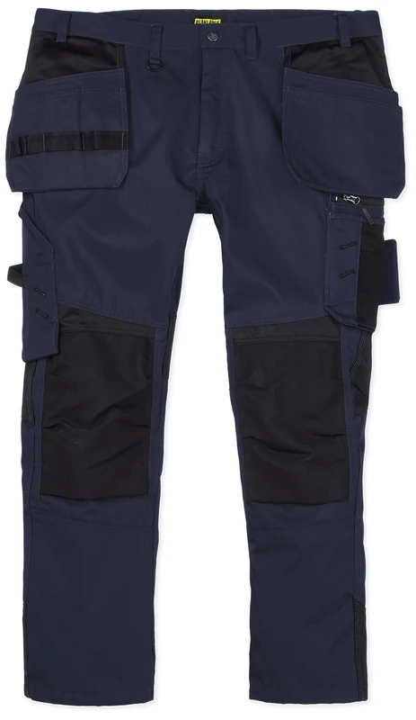 Blakläder 155518608699C56 Craftsman Trousers, Navy Blue/Black, Size C56
