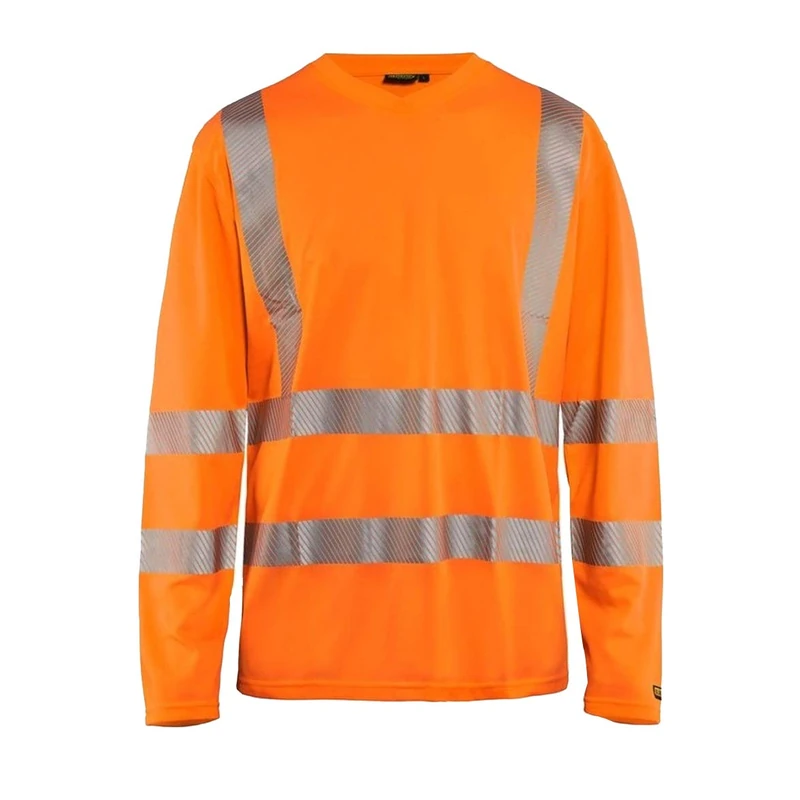 Blakläder 338510135300XXX-Large High-Vis Long Sleeve Shirt, Orange, XXX-Large