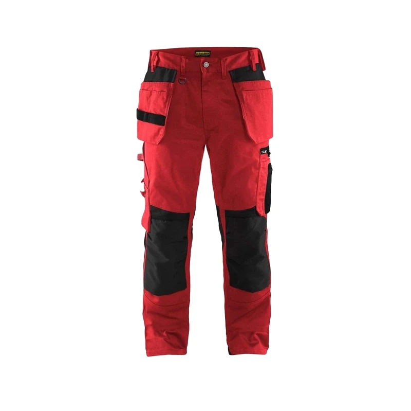 Blakläder 155518605699C46 Craftsman Trousers, Red/Black, C46