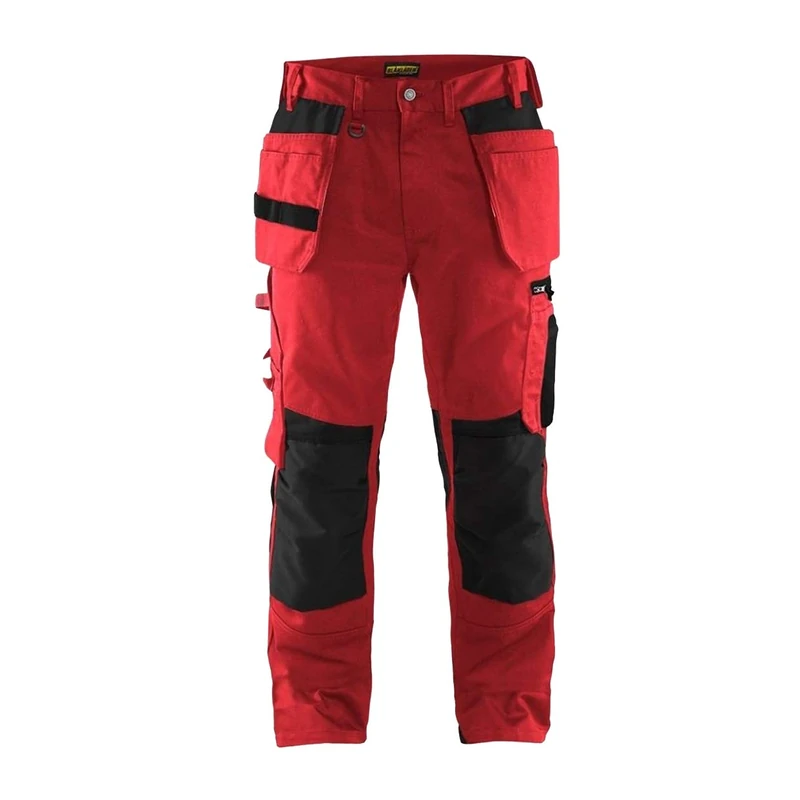 Blakläder 155518605699C58 Craftsman Trousers, Red/Black, C58