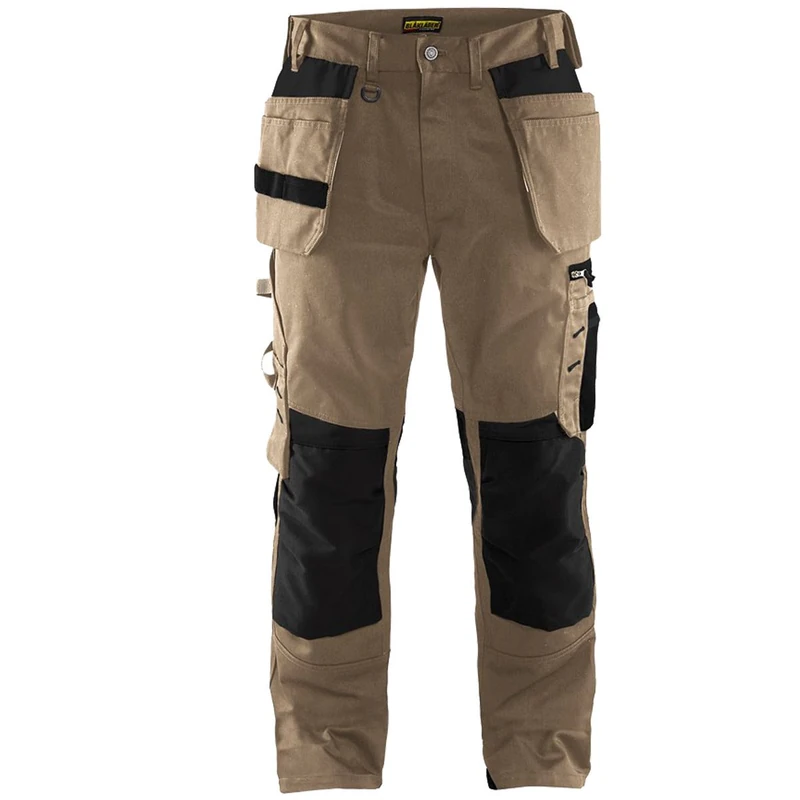 Blakläder 155518602799C54 Craftsman Trousers, Stone in grey/black, C54