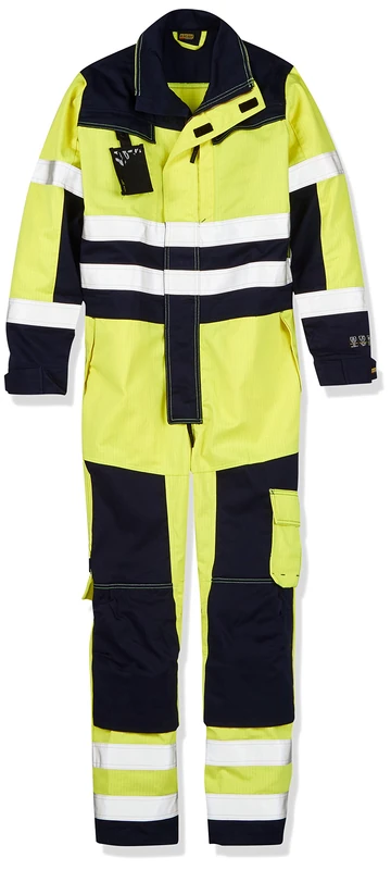 Blakläder 637815143389C64 "Multinorm" Overall, Yellow/Navy Blue, Size C64