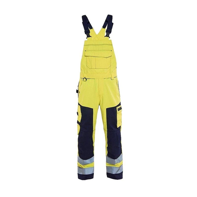 Blakläder 260815143389C158 Bib Trousers "Multinorm", Yellow/Navy Blue, C158