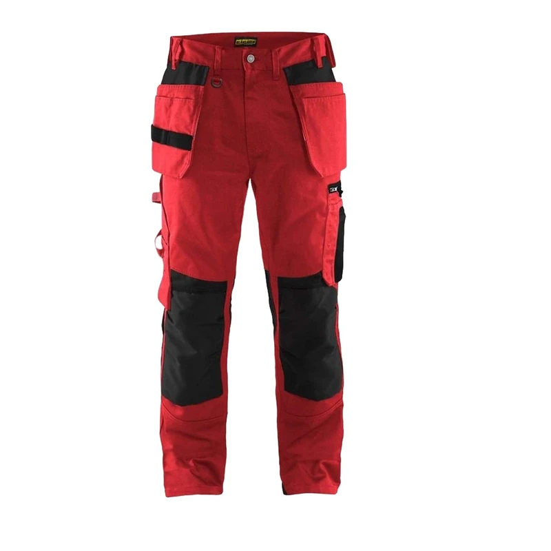 Blakläder 155518605699C50 Craftsman Trousers, Red/Black, Size C50