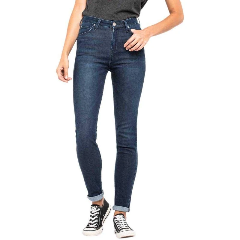 Lee Womens SCARLETT HIGH Jeans, Polished Indigo, 24W / 31L