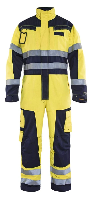 Blakläder 637815143389C158 Overall "Multinorm", Yellow/Navy Blue, C158