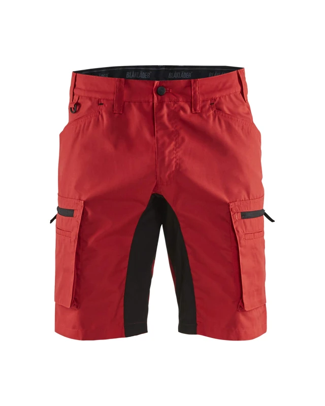 Blakläder 144918455699C52 Service Stretch Shorts, Red/Black, Size C52