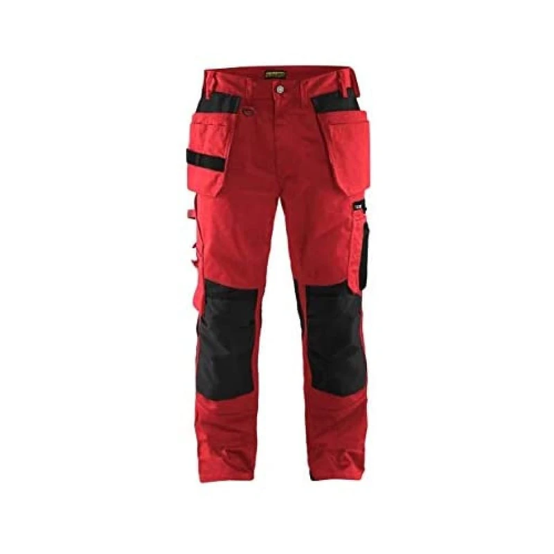 Blakläder 155518605699C62 Craftsman Trousers, Red/Black, C62