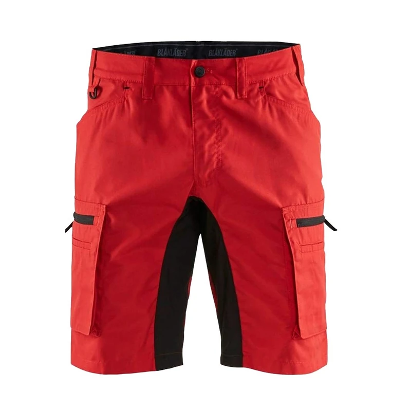 Blakläder 144918455699C48 Service Stretch Shorts, Red/Black, C48