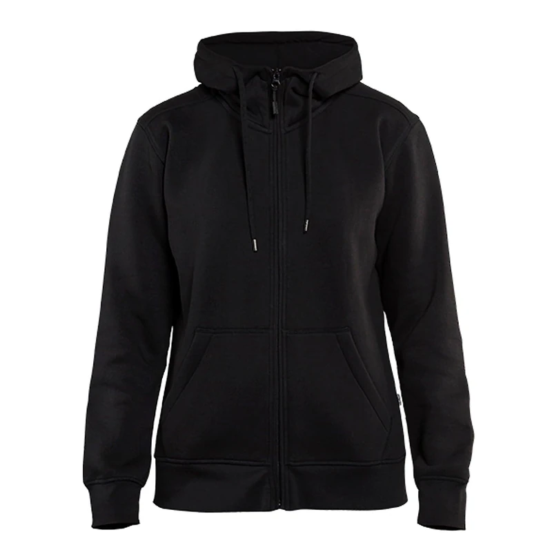 Blakläder 339510489900XS Ladies Hoodie Size with Full Zipper in Black, XS