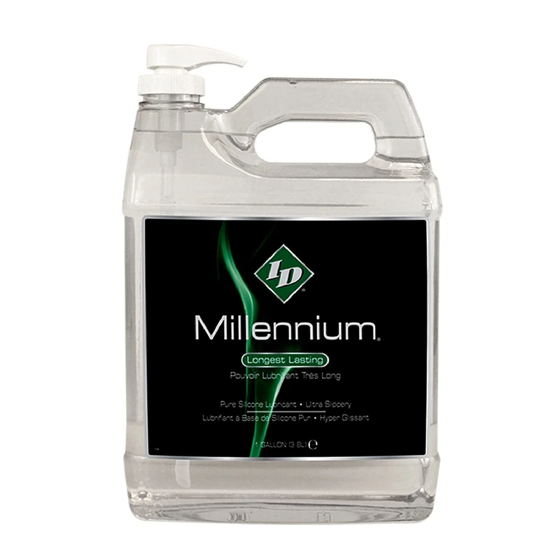 ID Millennium Silicone Anal Lube 3800ml - Premium Lubrication for Easy Sex that' a Long Lasting Anal Sex Lube for Enhanced Pleasure and A Waterproof Sex Lubricant Gel for Privacy Shower and Water Play