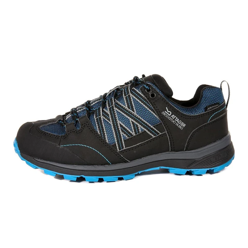 Regatta Samaris Lw Womens Waterproof Walking Shoes Moroccon/Black 7