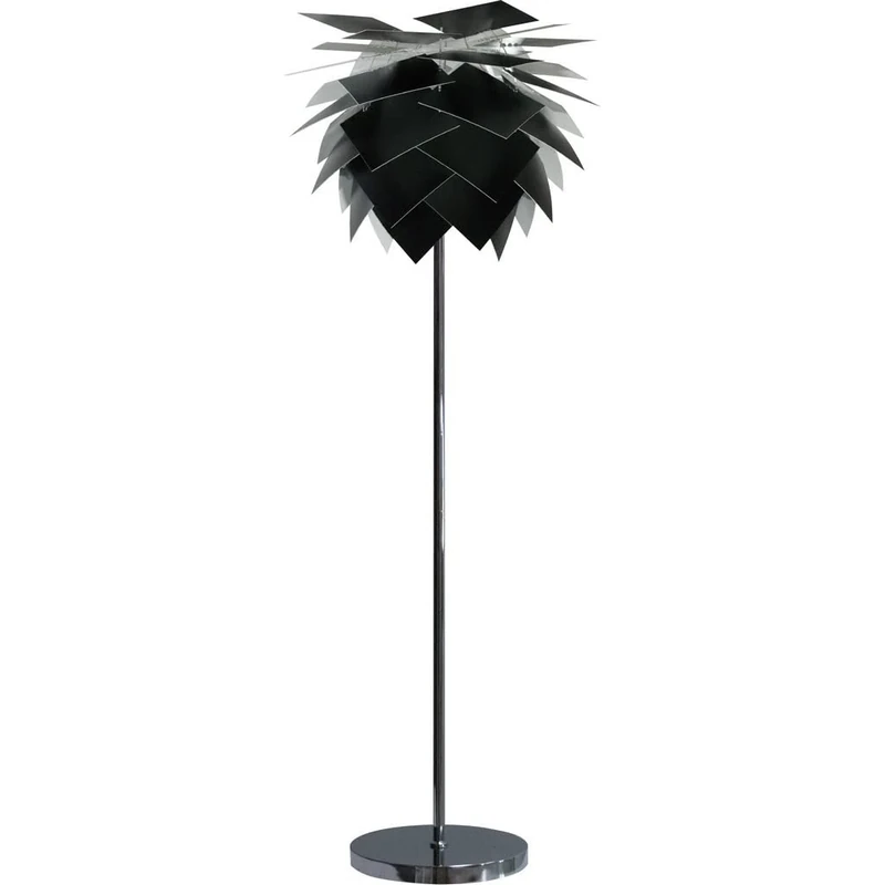 Dyberg Larsen PineApple Medium Floor Lamp, 45 cm Diameter, Black