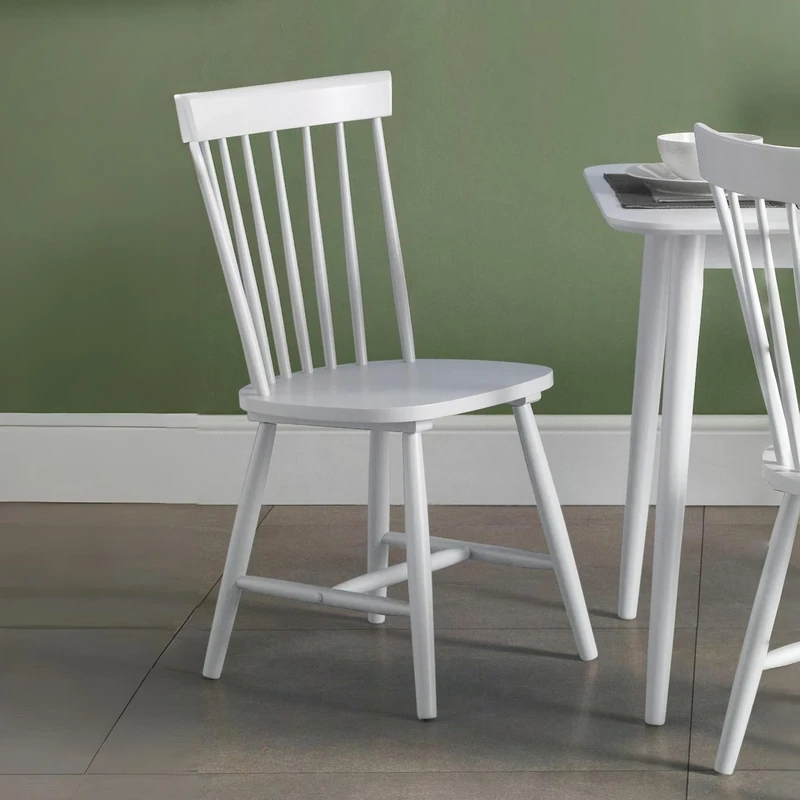 Julian Bowen Set Of 4 Torino Chairs - White Dining