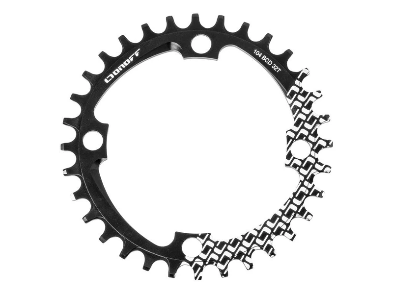 AM Plato ONOFF (BCD104) 30T Negro