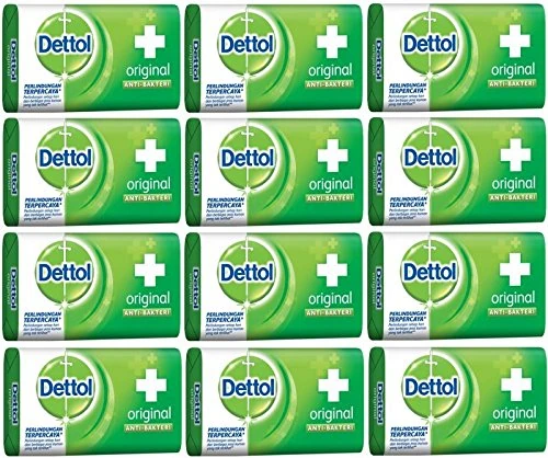 12 x 65g Dettol Original Antibacterial Personal Protect Soap Bars