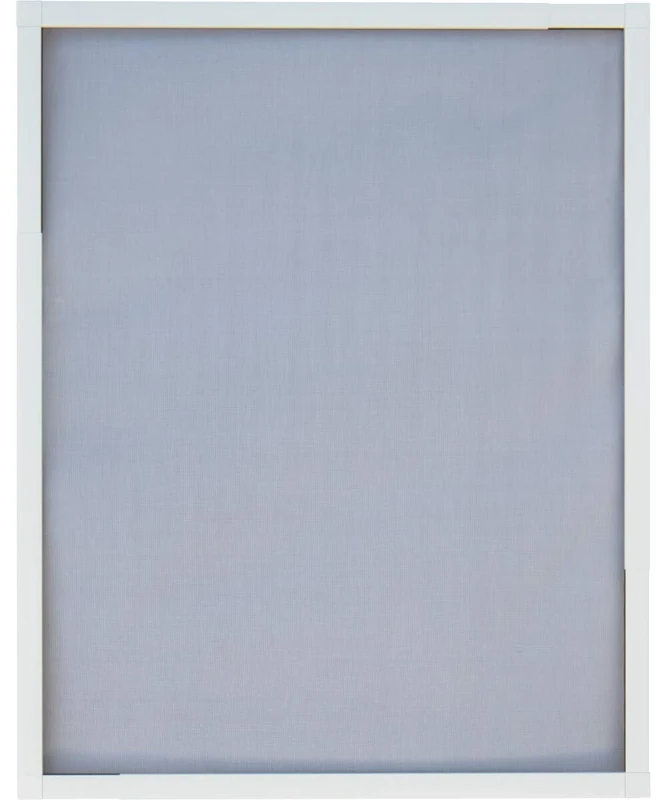 Schellenberg 70080 Insect Screen Window Telescope, Aluminium Frame, No Drilling or Sawing to Mount, Individual Size by Pull-Out 140 x 150 cm, White