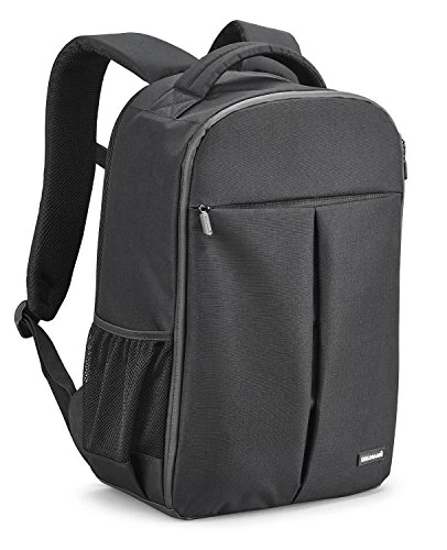 Cullmann 90440 MALAGA BackPack 550+ camera back pack for CSC DSLR camera Camcorder equipment iPad compartment (9.7 inch) A4 size front pocket water-repellent Rip-Stop polyester wit PU coating dividers and accessory compartments