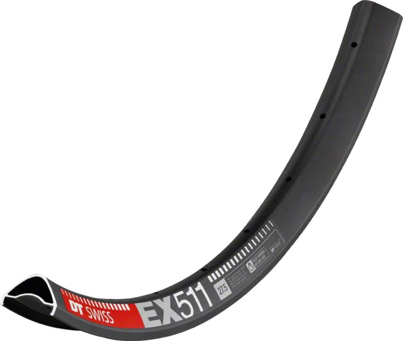 DT Swiss EX 511 SBWT disc-specific 28 hole Presta-drilled black - 29