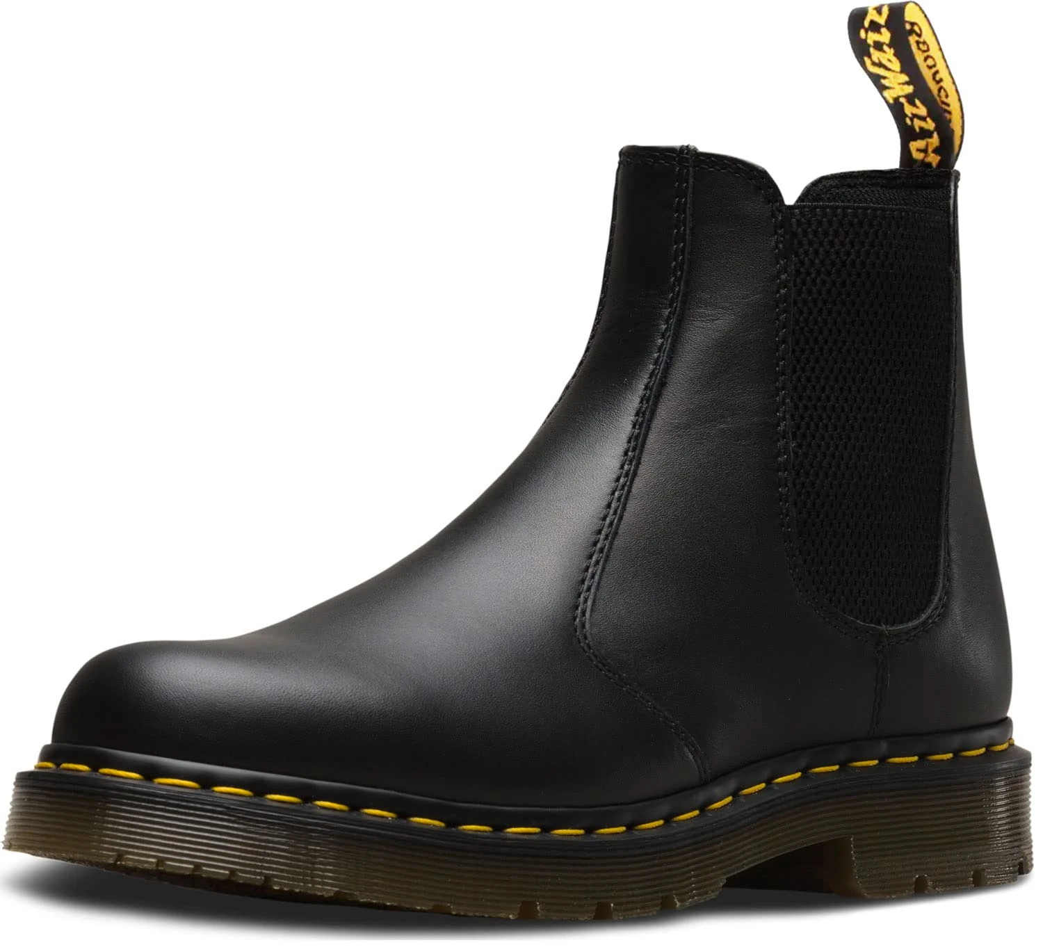 Dr. Martens Women's Ns Chelsea Boot Combat, Black Industrial Full Grain, 5 UK