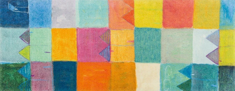 Wash + dry mat, surface: 100% polyamide, colourful, 80/200