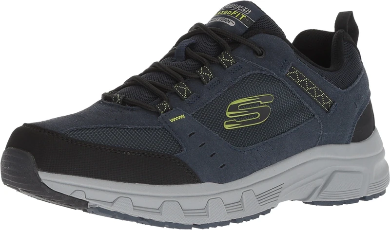Skechers Mens Oak Canyon Sneaker, Navy Black, 5.5 UK