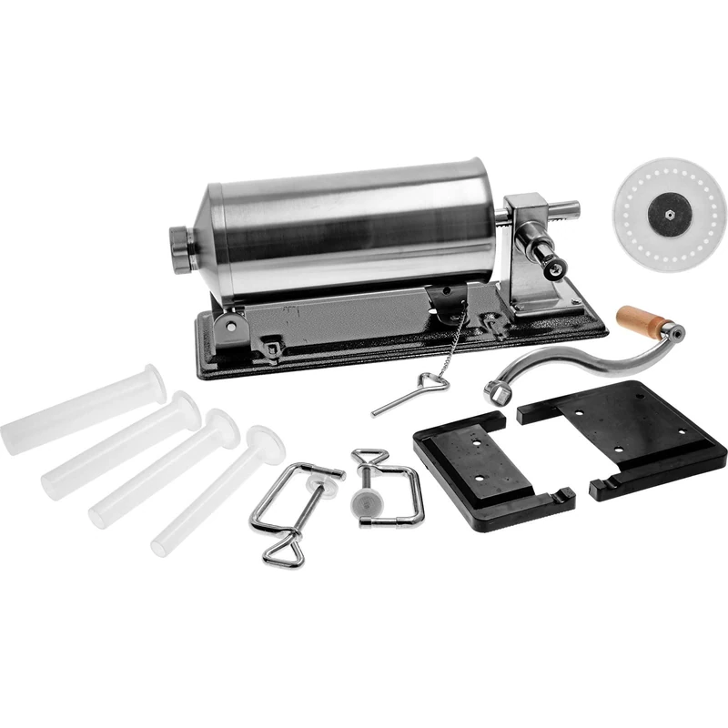 Browin 311004 Horizontal Sausage Stuffer Machine 4 kg Stell Manual Sausage Filler