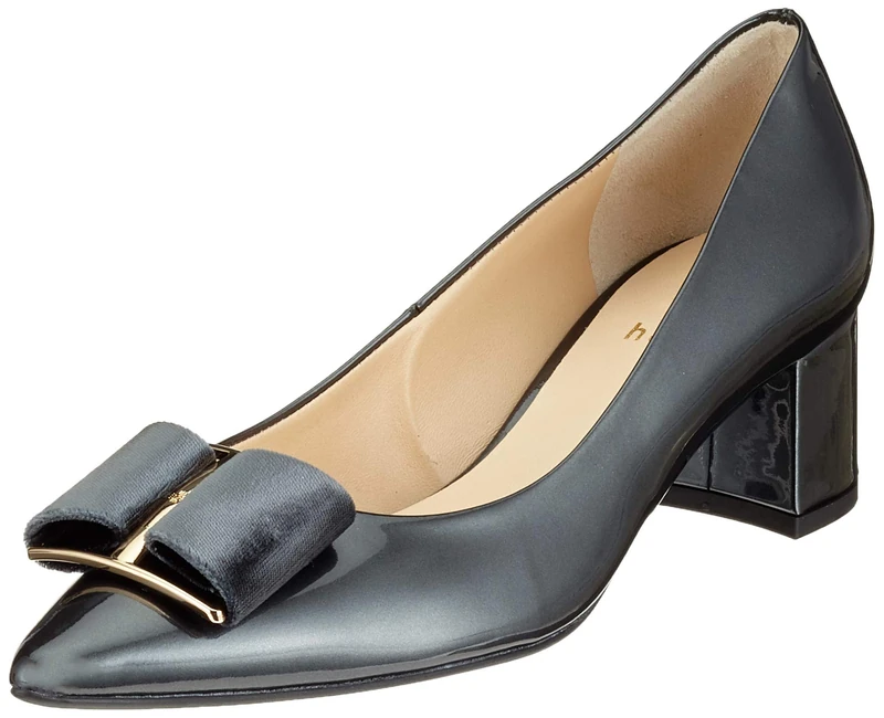 HÖGL Women's Roxanne Closed Toe Heels, Grey Darkgrey 6600, 2.5 UK