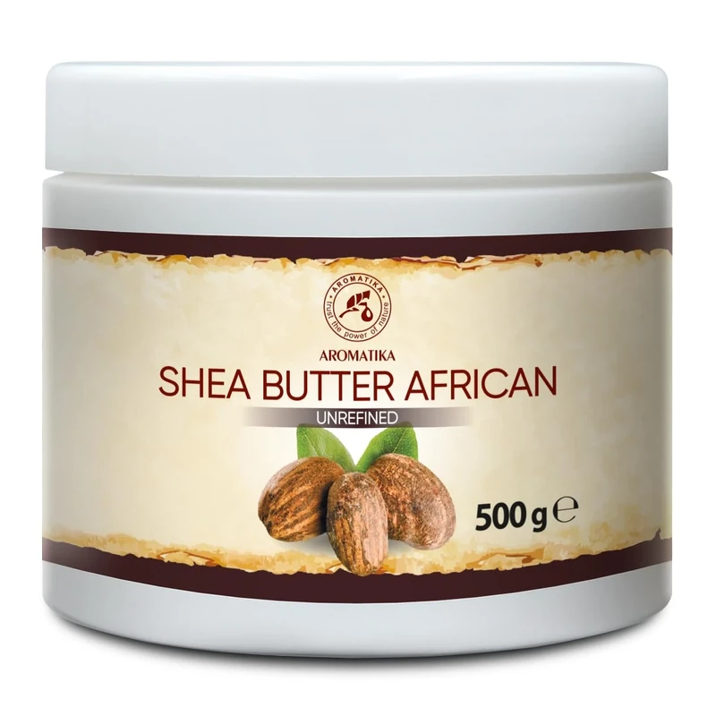 Shea Butter 500 g - Cold Pressed - Unrefined - Karité Body Butter - Moisturizer for Skin - Hands - Hair - Nourishing & Hydrating Care - Softness - Beauty