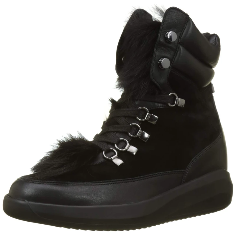 HÖGL Women's Cosycosmo Hi-Top Trainers, Black (Black 0100), 8.5 UK